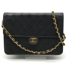 CAHNEL シャネル ココマーク マトラッセ プッシュロック チェーン ショルダー バッグ ブラック 良品 m11431