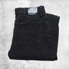Lee リー ブラックデニム デニムパンツ 5ポケット 34×32 ジーンズ ジッパーフライ