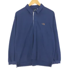 古着 ザノースフェイス THE NORTH FACE 長袖 ポロシャツ メンズXL相当/eaa471782
