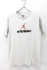 Used 90s USA Nike × Jordan Hes Back Graphic T-Shirt Size M-L 相当 古着
