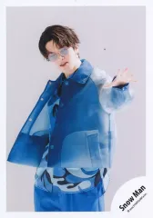 【中古】生写真(STARTO) Snow Man/深澤辰哉/膝上/シングル「BREAKOUT / 君は僕のもの」MV＆ジャケ写オフショット/公式生写真