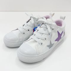 【未使用】CONVERSE CHILD ALL STAR GLITTERSTAR SLIP コンバース　チャイルド　オールスター　グリッタースター　スリップ　子供　スニーカー　スリッポン　ホワイト