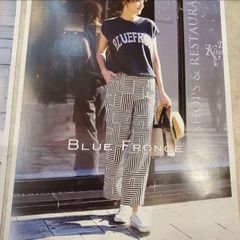 ★新品未使用！★日本製★BLUEFRONCE★レディースロングパンツ　春秋　黒　36/38/40