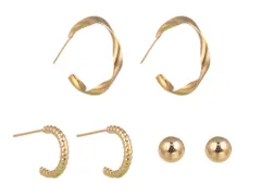 ピアス 3種セット レディース スタッドピアス フープピアス ピアスセット ジュエリー アクセサリー シンプル カジュアル 大人