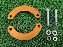 XSR155 ローダウンリンクプレート 社外 中古 バイク 部品 RG476 アルミ ピッチ113mm リアサスリンク 曲がり無し 品薄 kEのサムネイル