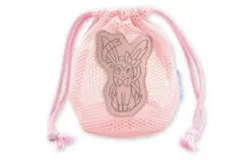 マリ 【送料無料】【ポケットモンスター】メッシュ巾着【パステル】【ニンフィア】【ポケモン】【ゲーム】【アニメ】【映画】【ポーチ】【ケース】【小物入れ】【収納】【袋】【子供】【キッズ】【雑貨】【グッズ】【かわいい】