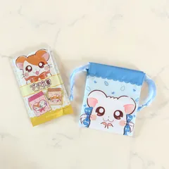 新品 とっとこハム太郎 リボンちゃん プチ巾着 袋 ポーチ バッグ セリア ダイソー インスタ コレクション
