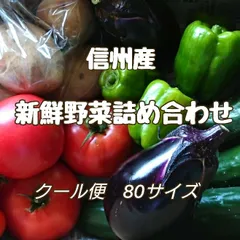 信州産☆農家直送☆新鮮野菜詰め合わせ80サイズ【クール便送料込み】