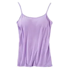 ブラトップ タンクトップ キャミソール カップ付き インナー 肌着 パッド 大きいサイズ オールシーズン ホールド ストレッチ さらさら 黒 白 赤 茶 紫 紺 rr4