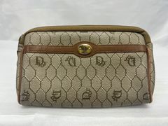 Dior ハニカム柄 クラッチバッグ ヴィンテージ B 正規品 - メルカリ