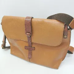 ◇ Θ LILY リリー 日本製 シンプル ショルダーバッグ ブラウン系 レディース E  【1507080009873】