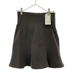 SNIDEL スナイデル 未使用 フレアスカート風 ショートパンツ 1 ブラウン系 バックジップ タグ付き SWFP221171 レディース 古着