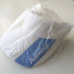 Admiral  アドミラル  テニス  サンバイザー  Fサイズ  フリーサイズ  新品未使用  白青