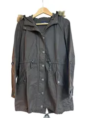 Z1560EASTBOY  イーストボーイ　ジャンパー　ミリタリージャケット　　フード付き　ブラウン　レディース　サイズ11