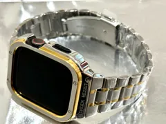 Apple Watch メタルケース　カバー　ステンレスバンド　シルバーG