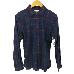 ヴィヴィアンウエストウッドマン Vivienne Westwood MAN オーブロゴ刺繍 コットン チェック L/S シャツ メンズ EUR：48 のサムネイル