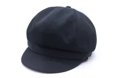 カシラ キャスケット ウール混 帽子 ブランド レディース ブラック CA4LA 【中古】