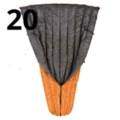 Enlightened Equipment エンライト・イクイップメント Revelation Sleeping Quilt 850 20°F (-6°C) レヴェレーション スリーピング キルト オレンジ Burnt Orange