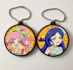 【まとめ売り】 キラッとプリ☆チャン プリチャン 桃山みらい 青葉りんか ラバーチャーム 2点セット