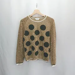◇ ⊇ LANVIN SPORT ランバン スポール ドット 長袖 ニット サイズ38 ブラウン レディース E  【1502180078125】