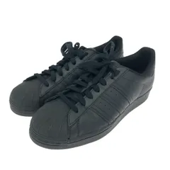 美品 adidas アディダス 表記サイズ:27.5 スーパースターコアブラック スニーカー EG4957 ブラック  レザー メンズ　240001144125