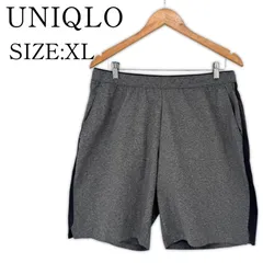 美品 UNIQLO ユニクロ ウルトラストレッチアクティブショートパンツ XL グレー 428049 ハーフパンツ 伸縮性 フィットネス スポーツ トレーニング エクササイズ 大きいサイズ 大きめ
