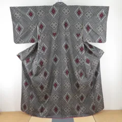 大島紬龍郷柄帽子(紬絹製品)(新品未使用)