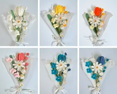 毛糸の枯れない花束 【セミオーダー】