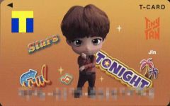 [중고]캐릭터 카드 진(BTS/방탄소년단) T카드 [TinyTAN Dynamite×T카드]