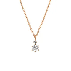 【人気商品】4℃(カナルヨンドシー) シルバー Canal ピンクゴールド ネックレス 151834121007