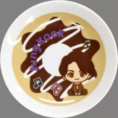 【中古】皿・茶碗 ジョングク(BTS/防弾少年団) ドーナツデザインプレート 「一番くじ TinyTAN Dynamite」 ドーナツデザインプレート賞