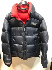 ◆FIRSTDOWN ファーストダウン リバーシブルダウンジャケット FD-24071 Lサイズ 黒/赤 中古◆14693★