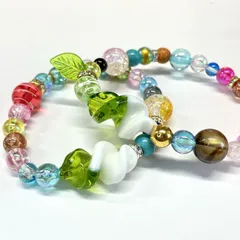 【ハンドメイド】ブレスレット　ビーズ 