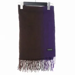 ランバン LANVIN ランバンコレクション カシミヤ マフラー パープル/ブラック/ブラウンのサムネイル