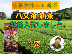 新茶入荷しました!!!全国 送料無料 健康  一番茶 日本茶 煎茶 緑茶 新茶 母の日 上級煎茶 八女茶 100g　八十八夜