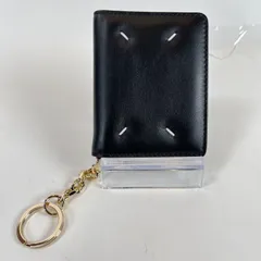 未使用級✨マルジェラ カードケース キーリング 4ステッチ ブラック 黒箱カード付き