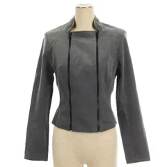 クリスチャンディオール Christian Dior ツイン ジップ ジャケット コットン フランス製 グレー 36のサムネイル