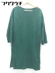 ◇ KBF+ アーバンリサーチ 長袖 膝丈 ワンピース サイズONE グリーン レディース 【中古】 【1002801406103】