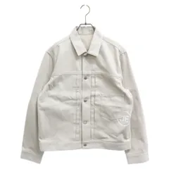 UNIFORM EXPERIMENT (ユニフォームエクスペリメント) 23SS TRUCKER JACKET ロゴプリントトラッカー アイボリー UE-230014のサムネイル