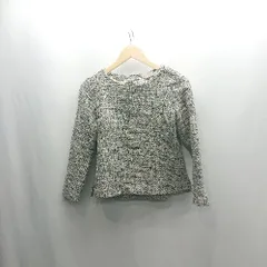 ◇ ⊇ Techichi テチチ ツイード 長袖 カットソー サイズM ホワイト ブラック ベージュ レディース E  【1502030035247】