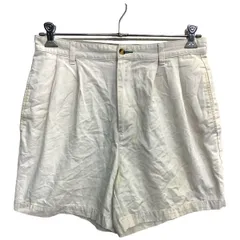 TOMMY HILFIGER チノショートパンツ W34 トミーヒルフィガー オフホワイト コットン 古着卸 アメリカ仕入 2405-994