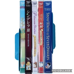 〈11〉【盤面新品同様】ディズニー DVD プリンセス 5本セット
