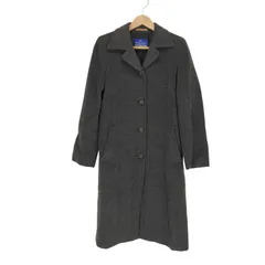 バーバリーブルーレーベル BURBERRY BLUE LABEL ヘリンボーンウールチェスターコート レディース  40