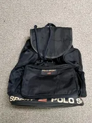 レア！人気！90年代 ポロスポーツ キャディバッグ 黒 ブラック 2025年最新】POLO SPORT RALPH LAUREN ゴルフバッグ・キャディ