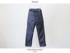 【SALE】Harriss / SIDE STRIPE PANTS - NAVY