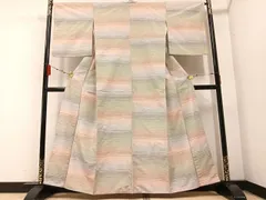 けろりん 新品 単衣 お仕立て上がり 着物 トール 紅花染め紬 6656 けろりん様専用 新品 単衣 お仕立て上がり 着物 トール 紅花染め紬