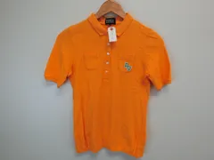 PEARLY GATES(パーリーゲイツ) 半袖ポロシャツ オレンジ レディース 0 ゴルフウェア