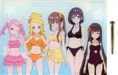 【中古】アクリルスタンド・アクリルパネル 集合 ミニアクリルアート 水着ver. 「TVアニメ 佐々木とピーちゃん POP UP SHOP」