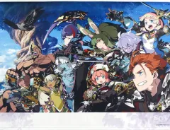 【中古】タペストリー(大型) [単品] 日向悠二氏ビジュアル B2タペストリー 「3DSソフト 世界樹の迷宮V 長き神話の果て コレクターズパック ファミ通DXパック」 エビテン限定セット同梱特典