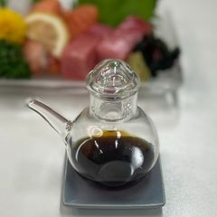 耐熱ガラスの手作り醤油差し